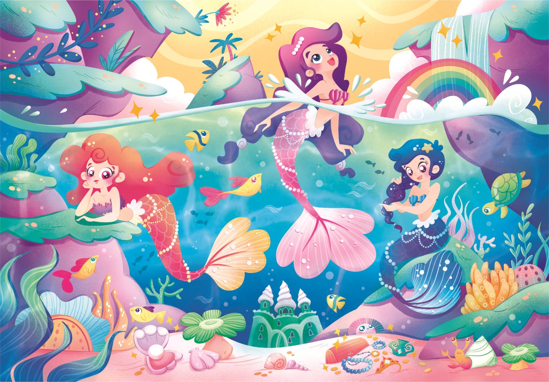 Clementoni Glitter Effect - Mermaids 104 Teile Puzzle Clementoni-20149 Clementoni Glitter Effect - Mermaids 104 Teile Puzzle Clementoni-20149 von Clementoni