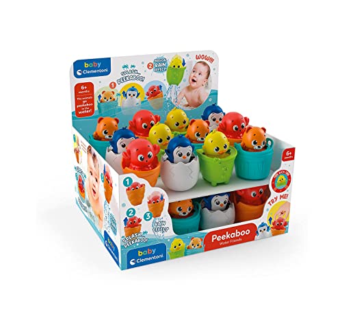 Clementoni Baby 17655 - Wasser-Freunde Badespaß - badespielzeug, Baby Spielzeug, 1 badespielzeug für Kleinkinder ab 6 Monaten Sortiert Clementoni Baby 17655 - Wasser-Freunde Badespaß - badespielzeug, Baby Spielzeug, 1 badespielzeug für Kleinkinder ab 6 Monaten Sortiert von Clementoni