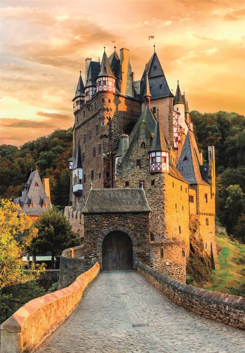 Clementoni Goldene Stunde auf Schloss Eltz, Wierschem, Deutschland 1000 Teile Puzzle Clementoni-37109 Clementoni Goldene Stunde auf Schloss Eltz, Wierschem, Deutschland 1000 Teile Puzzle Clementoni-37109 von Clementoni