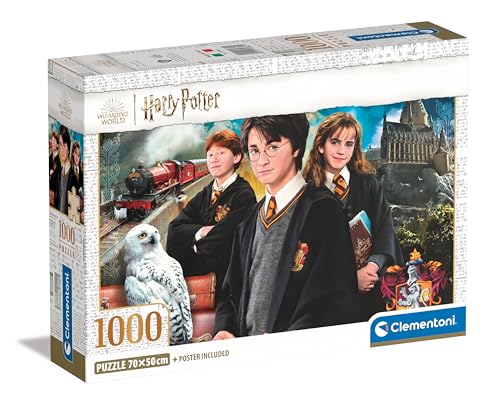 Clementoni Harry Potter Puzzle 1000 Teile Erwachsene - Puzzle Erwachsene in 70 x 50 cm - Puzzle Erwachsene anspruchsvoll von Clementoni 39862 Clementoni Harry Potter Puzzle 1000 Teile Erwachsene - Puzzle Erwachsene in 70 x 50 cm - Puzzle Erwachsene anspruchsvoll von Clementoni 39862 von Clementoni