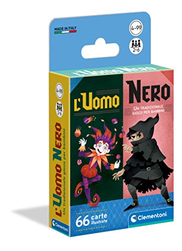 Clementoni - Herren Schwarz Deck, Spielkarten für Kinder, 2-6 Spieler, 5 Jahre +, Mehrfarbig, 16299 Clementoni - Herren Schwarz Deck, Spielkarten für Kinder, 2-6 Spieler, 5 Jahre +, Mehrfarbig, 16299 von Clementoni
