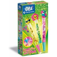 Clementoni - IDEA-Kreativ-Set - Deine Stift-Kreationen - Tropical von Clementoni
