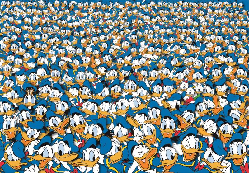 Clementoni Impossible Donald 1000 Teile Puzzle Clementoni-39799 von Clementoni
