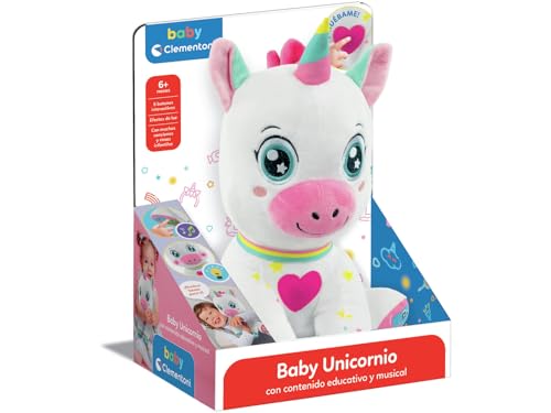 Clementoni Interaktives Baby-Einhorn, interaktives Plüschtier für Babys, pädagogisch, multisensorisch und musikalisch, ab 6 Monaten, hergestellt in Italien, 55556 Clementoni Interaktives Baby-Einhorn, interaktives Plüschtier für Babys, pädagogisch, multisensorisch und musikalisch, ab 6 Monaten, hergestellt in Italien, 55556 von Clementoni