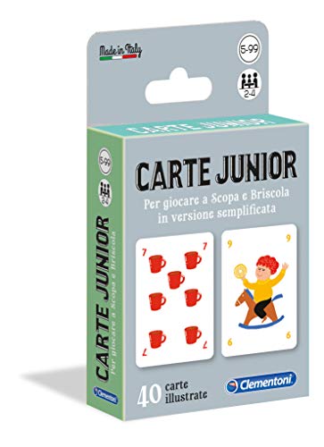 Clementoni Junior Spielkarten für Kinder, Mehrfarbig, 16173, 5-99 Jahre Clementoni Junior Spielkarten für Kinder, Mehrfarbig, 16173, 5-99 Jahre von Clementoni