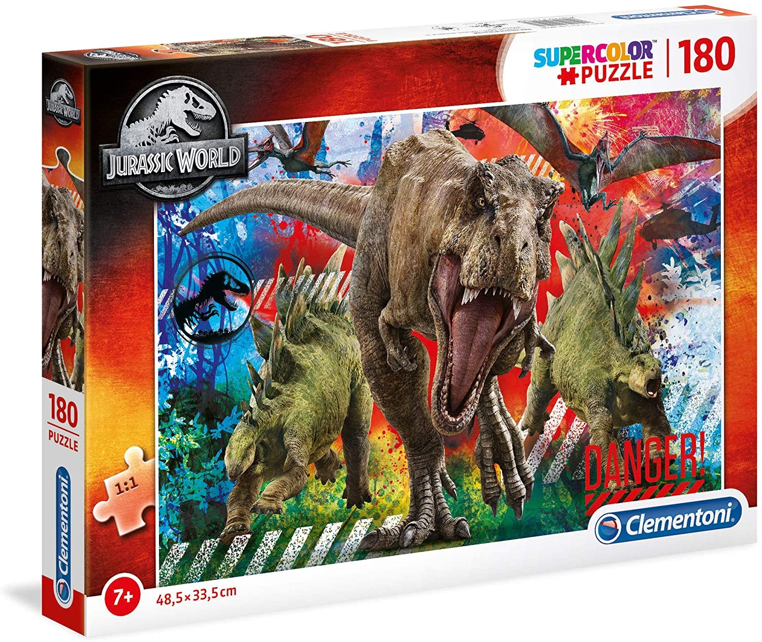 Clementoni Jurassic World 180 Teile Puzzle Clementoni-29106 von Clementoni