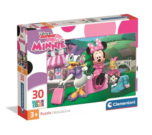 Clementoni - Kinderpuzzle 30 Teile Supercolor, für Kinder 3+ Jahre, Disney Minnie Illustration, Geschenkidee, Made in Italy, 33,5 x 23,5 cm, 20287 Clementoni - Kinderpuzzle 30 Teile Supercolor, für Kinder 3+ Jahre, Disney Minnie Illustration, Geschenkidee, Made in Italy, 33,5 x 23,5 cm, 20287 von Clementoni