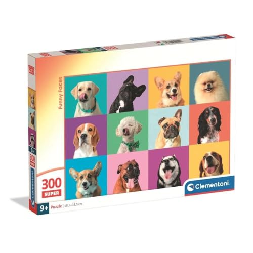 Clementoni - Kinderpuzzle 300 Teile Supercolor, für Kinder 9+ Jahre, lustige Illustration mit Hunden, Geschenkidee, Made in Italy, 48,5 x 33,5 cm, 21738 Clementoni - Kinderpuzzle 300 Teile Supercolor, für Kinder 9+ Jahre, lustige Illustration mit Hunden, Geschenkidee, Made in Italy, 48,5 x 33,5 cm, 21738 von Clementoni