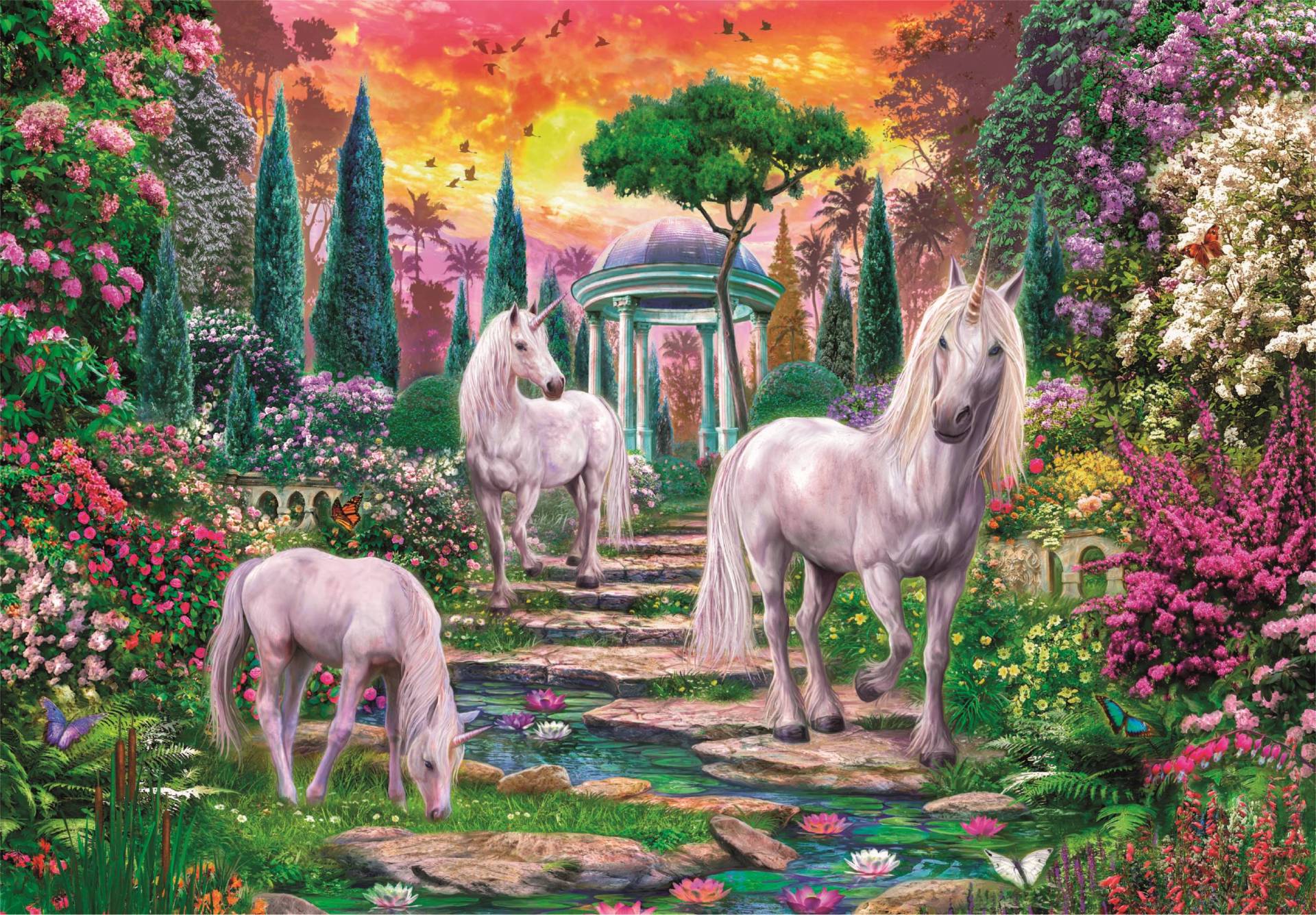 Clementoni Einhorn im klassischen Garten 2000 Teile Puzzle Clementoni-32575 Clementoni Einhorn im klassischen Garten 2000 Teile Puzzle Clementoni-32575 von Clementoni