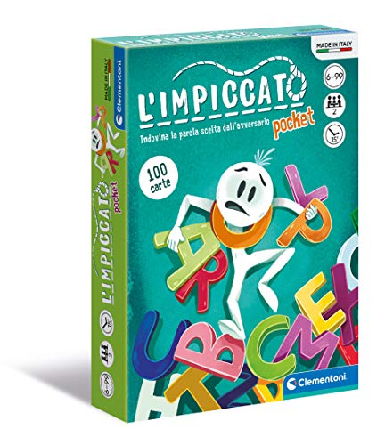 Clementoni - L'Hängen-Pocket-Deck, Karten für Kinder, Tisch, Gesellschaftsspiel für die ganze Familie, 2 Spieler, 6 Jahre+, Made in Italy, Mehrfarbig, 16297 Clementoni - L'Hängen-Pocket-Deck, Karten für Kinder, Tisch, Gesellschaftsspiel für die ganze Familie, 2 Spieler, 6 Jahre+, Made in Italy, Mehrfarbig, 16297 von Clementoni