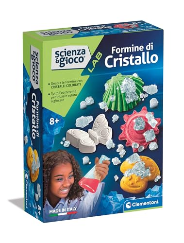 Clementoni Lab-Formine Set, Labor Kristalle, Experimente Wissenschaft, Geologie, Mineralogie, wissenschaftliches Spiel 8 Jahre, in Italienisch, Made in Italy, Mehrfarbig, 19231 Clementoni Lab-Formine Set, Labor Kristalle, Experimente Wissenschaft, Geologie, Mineralogie, wissenschaftliches Spiel 8 Jahre, in Italienisch, Made in Italy, Mehrfarbig, 19231 von Clementoni