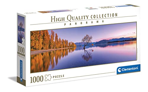 Clementoni 39608 Panorama Lake Wanaka Tree – Puzzle 1000 Teile ab 9 Jahren, Erwachsenenpuzzle mit Panoramabild, Geschicklichkeitsspiel für die ganze Familie, ideal als Wandbild Clementoni 39608 Panorama Lake Wanaka Tree – Puzzle 1000 Teile ab 9 Jahren, Erwachsenenpuzzle mit Panoramabild, Geschicklichkeitsspiel für die ganze Familie, ideal als Wandbild von Clementoni