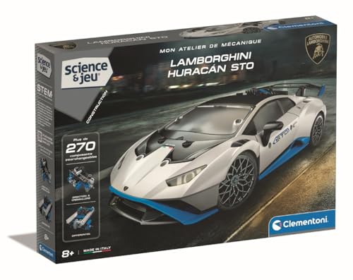 Clementoni | My Mechanics Workshop - Lamborghini Huracán STO für Kinder ab 8 Jahren | Modell 270 Funktionsteile | 3D-Anwendung | STEM Auto | Lernspiel zum Bauen Clementoni | My Mechanics Workshop - Lamborghini Huracán STO für Kinder ab 8 Jahren | Modell 270 Funktionsteile | 3D-Anwendung | STEM Auto | Lernspiel zum Bauen von Clementoni