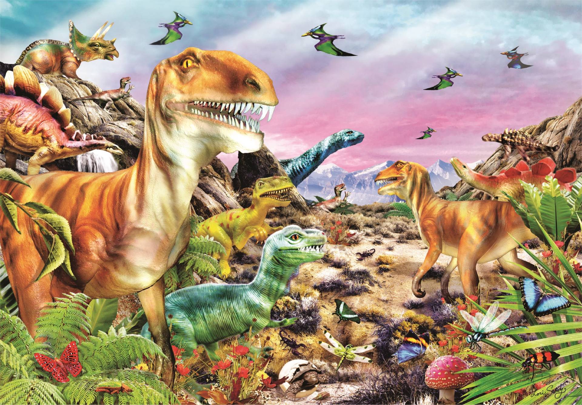 Clementoni Land der Dinosaurier 104 Teile Puzzle Clementoni-25768 Clementoni Land der Dinosaurier 104 Teile Puzzle Clementoni-25768 von Clementoni