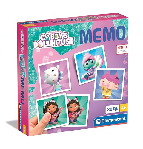 Clementoni Lernspiel Memo Gabbys Puppenhaus 80 Fliesen - Für Kinder 4-6 Jahre, Hergestellt In Italien 18300 Clementoni Lernspiel Memo Gabbys Puppenhaus 80 Fliesen - Für Kinder 4-6 Jahre, Hergestellt In Italien 18300 von Clementoni