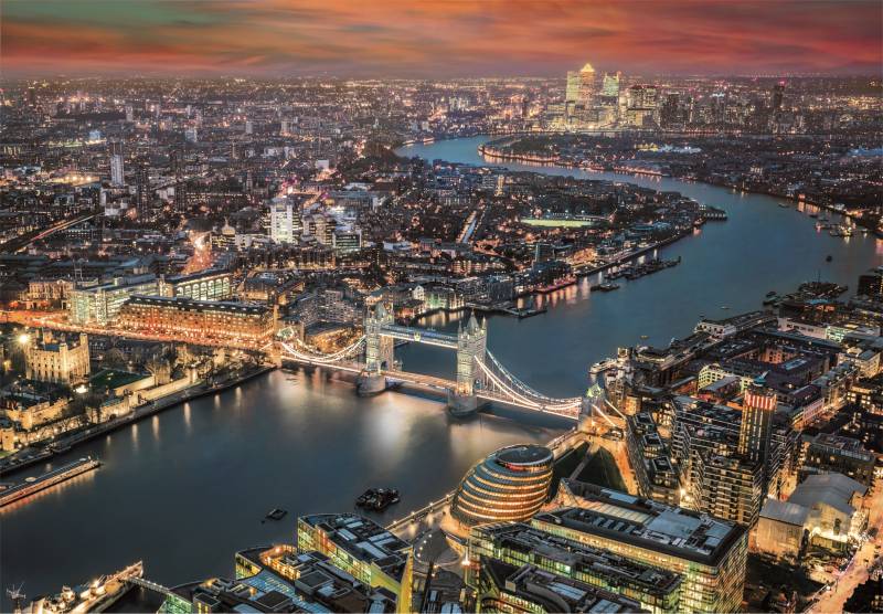 Clementoni Luftansicht London 2000 Teile Puzzle Clementoni-32082 von Clementoni