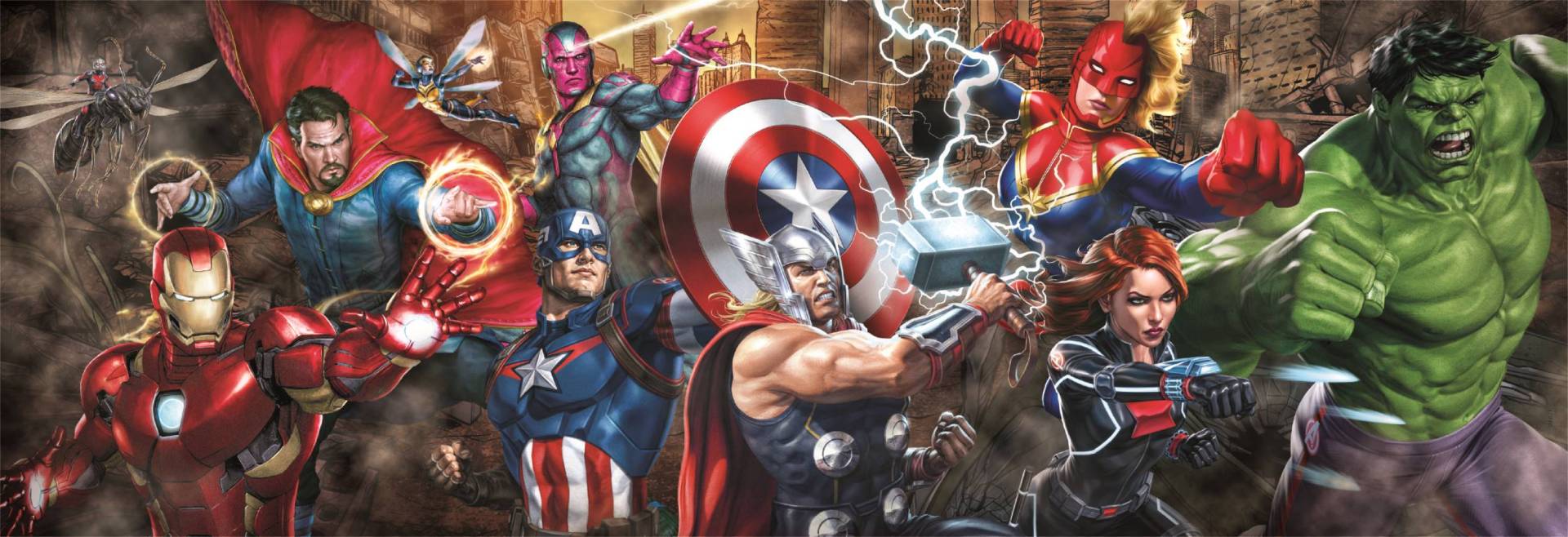 Clementoni Marvel, Die Avengers 1000 Teile Puzzle Clementoni-39877 Clementoni Marvel, Die Avengers 1000 Teile Puzzle Clementoni-39877 von Clementoni