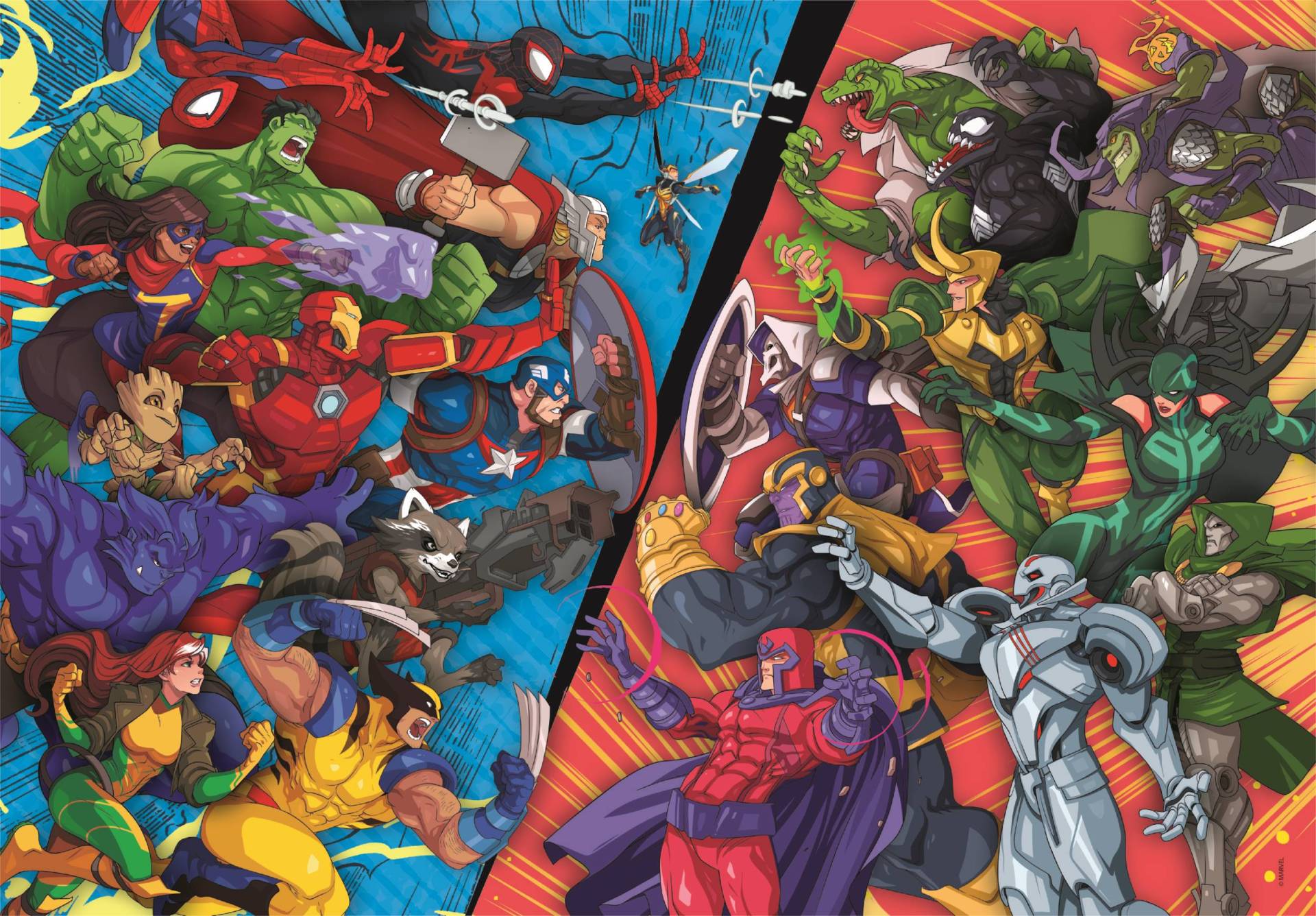 Clementoni Marvel Helden Gegen Schurken 104 Teile Puzzle Clementoni-25061 Clementoni Marvel Helden Gegen Schurken 104 Teile Puzzle Clementoni-25061 von Clementoni