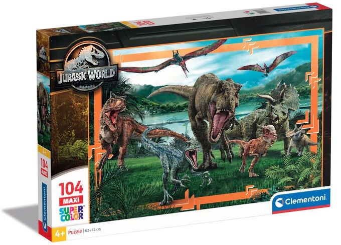 Clementoni Maxi Jurassic World Kinderpuzzle 104 Teile Clementoni Maxi Jurassic World Kinderpuzzle 104 Teile von Clementoni