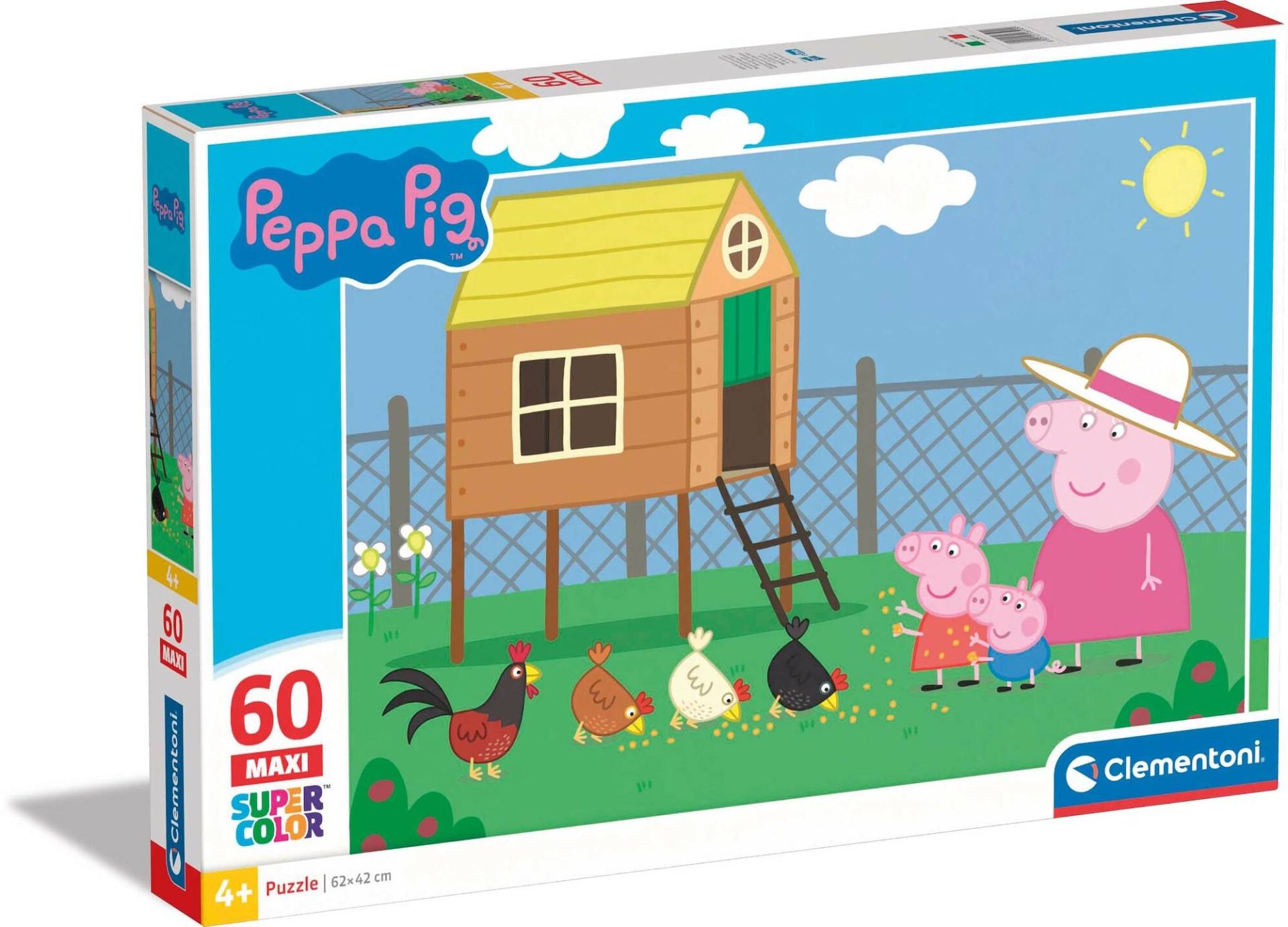 Clementoni Maxi Peppa Wutz-Puzzle 60 Teile von Clementoni