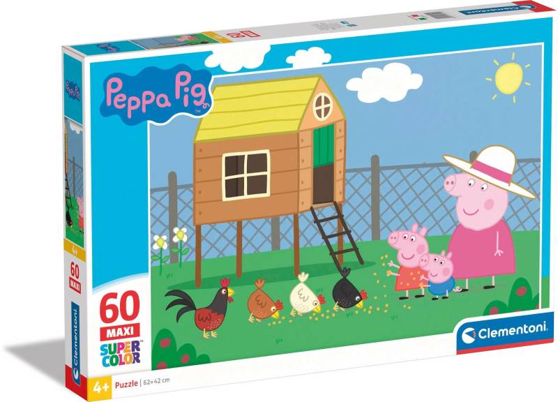 Clementoni Maxi Peppa Pig-Puzzle 60 Teile von Clementoni