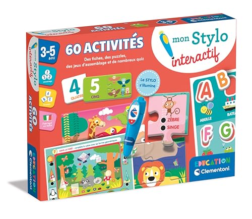 Clementoni - Mein interaktiver Stift – 60 Aktivitäten – Lernspiele für Kinder – Lernen mit Spaß – hergestellt in Italien – ab 3 Jahren Clementoni - Mein interaktiver Stift – 60 Aktivitäten – Lernspiele für Kinder – Lernen mit Spaß – hergestellt in Italien – ab 3 Jahren von Clementoni