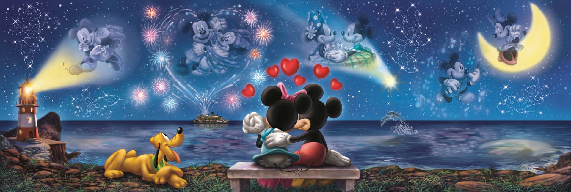 Clementoni Micky & Minnie 1000 Teile Puzzle Clementoni-39449 Clementoni Micky & Minnie 1000 Teile Puzzle Clementoni-39449 von Clementoni