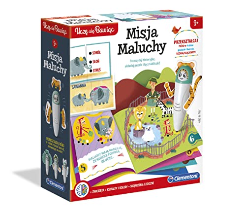 Clementoni Mission Kleinkinder Lernspiel, Mehrfarbig, 24.5 x 8.5 x 28 cm; 940 g Clementoni Mission Kleinkinder Lernspiel, Mehrfarbig, 24.5 x 8.5 x 28 cm; 940 g von Clementoni