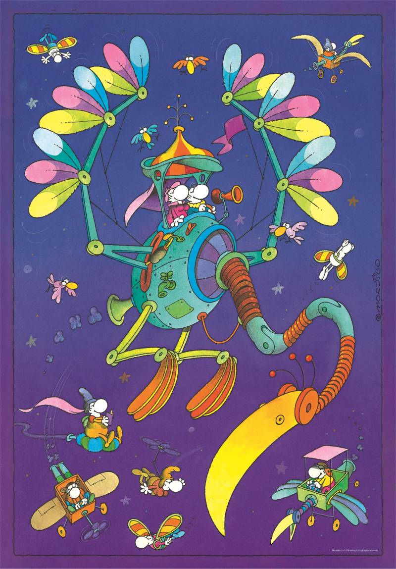 Clementoni Mordillo, Die Reise 500 Teile Puzzle Clementoni-35133 von Clementoni