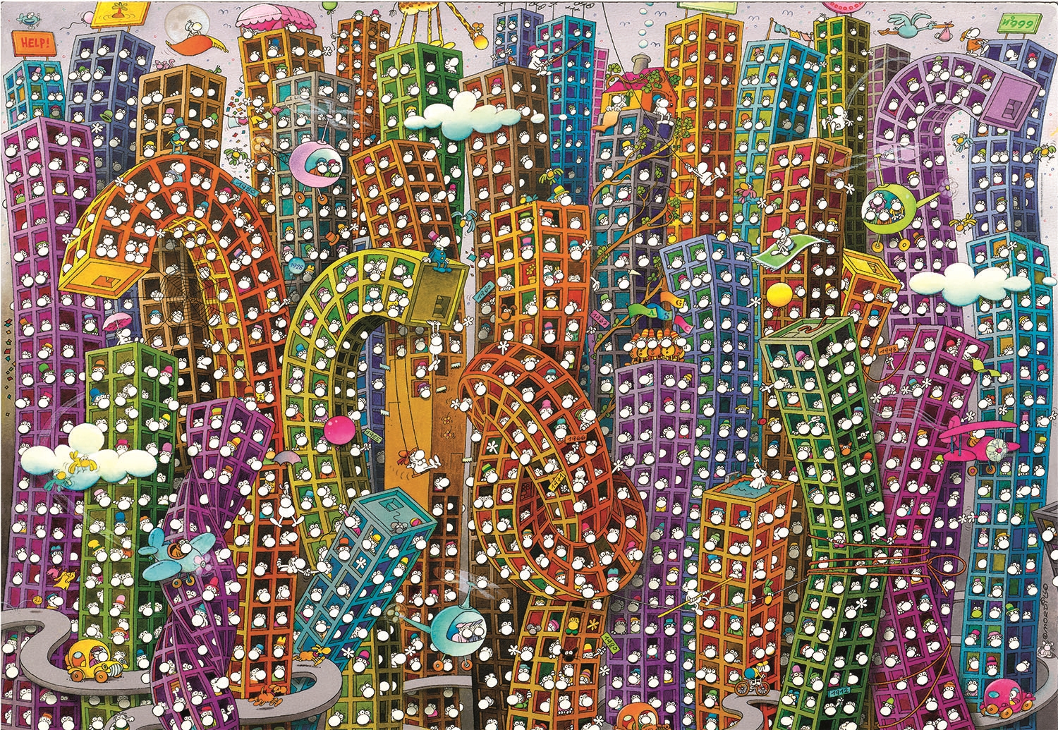Clementoni Mordillo 2000 Teile Puzzle Clementoni-32565 Clementoni Mordillo 2000 Teile Puzzle Clementoni-32565 von Clementoni
