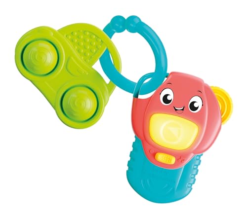 Clementoni - Musikspiel für Neugeborene, My First Activity Key, elektronisches Geschenk für die frühe Kindheit, erste Aktivitäten, Aktivitätenzentrum mit Licht und Geräuschen, Kinder 3-36 Monate, Clementoni - Musikspiel für Neugeborene, My First Activity Key, elektronisches Geschenk für die frühe Kindheit, erste Aktivitäten, Aktivitätenzentrum mit Licht und Geräuschen, Kinder 3-36 Monate, von Clementoni
