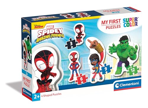 Clementoni Marvel Spidey and His Amazing Friends My First Puzzles - 4 Mini-Puzzle (3, 6, 9, 12 Teile) - Geschicklichkeitsspiel für Kleinkinder ab 2 Jahren, 20836 Clementoni Marvel Spidey and His Amazing Friends My First Puzzles - 4 Mini-Puzzle (3, 6, 9, 12 Teile) - Geschicklichkeitsspiel für Kleinkinder ab 2 Jahren, 20836 von Clementoni