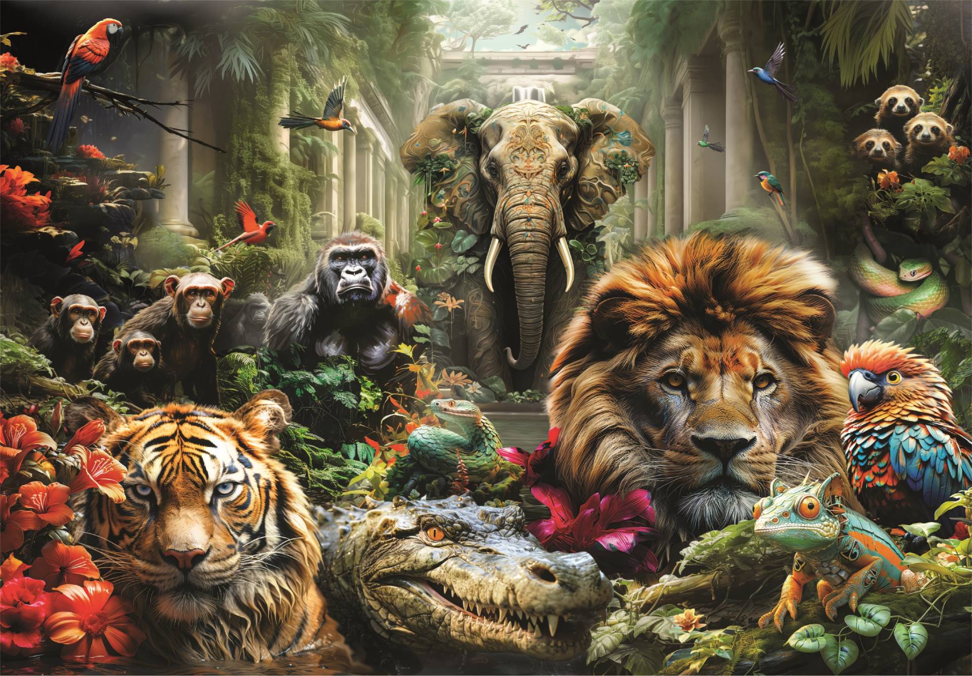Clementoni Mystischer Dschungel 1000 Teile Puzzle Clementoni-39824 Clementoni Mystischer Dschungel 1000 Teile Puzzle Clementoni-39824 von Clementoni