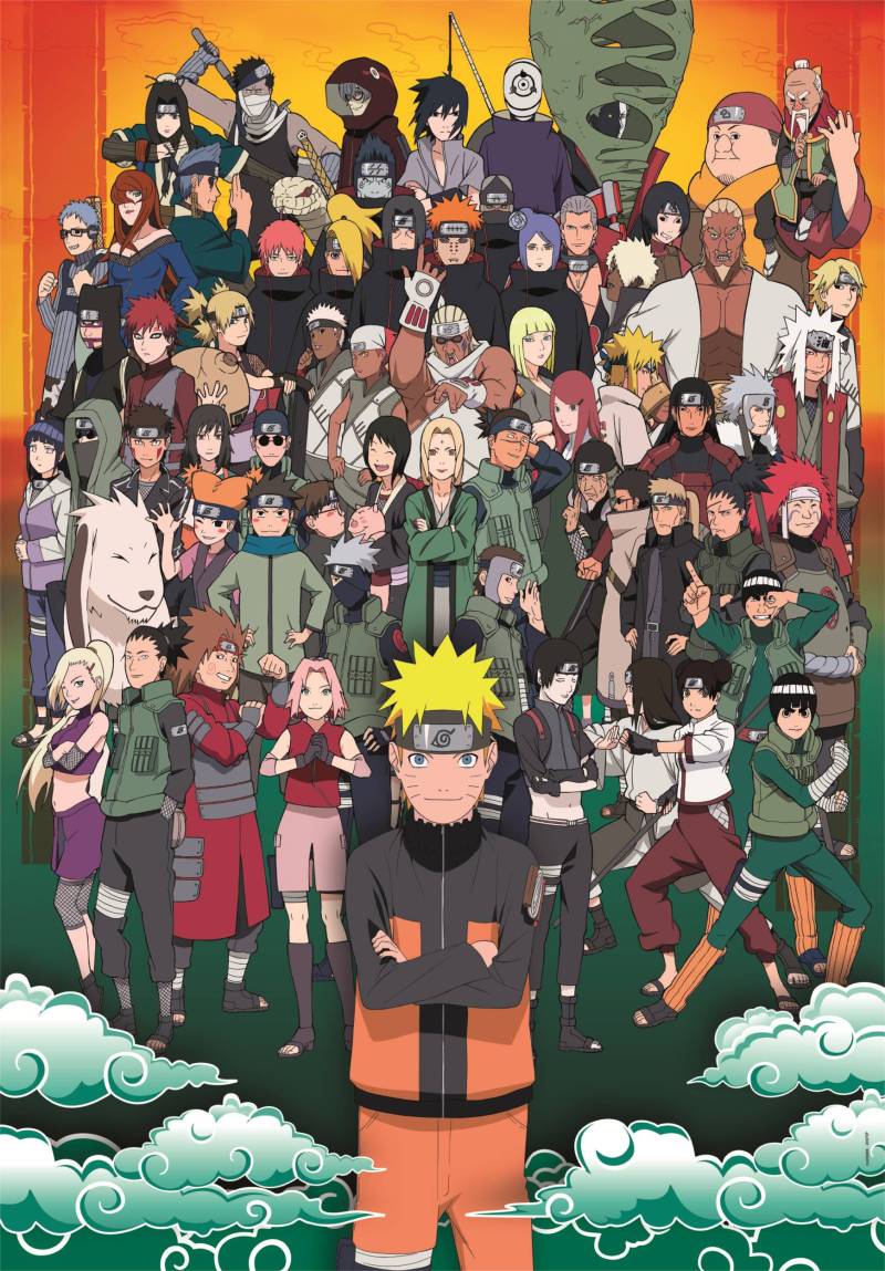 Clementoni Naruto Shippuden 1500 Teile Puzzle Clementoni-31748 von Clementoni