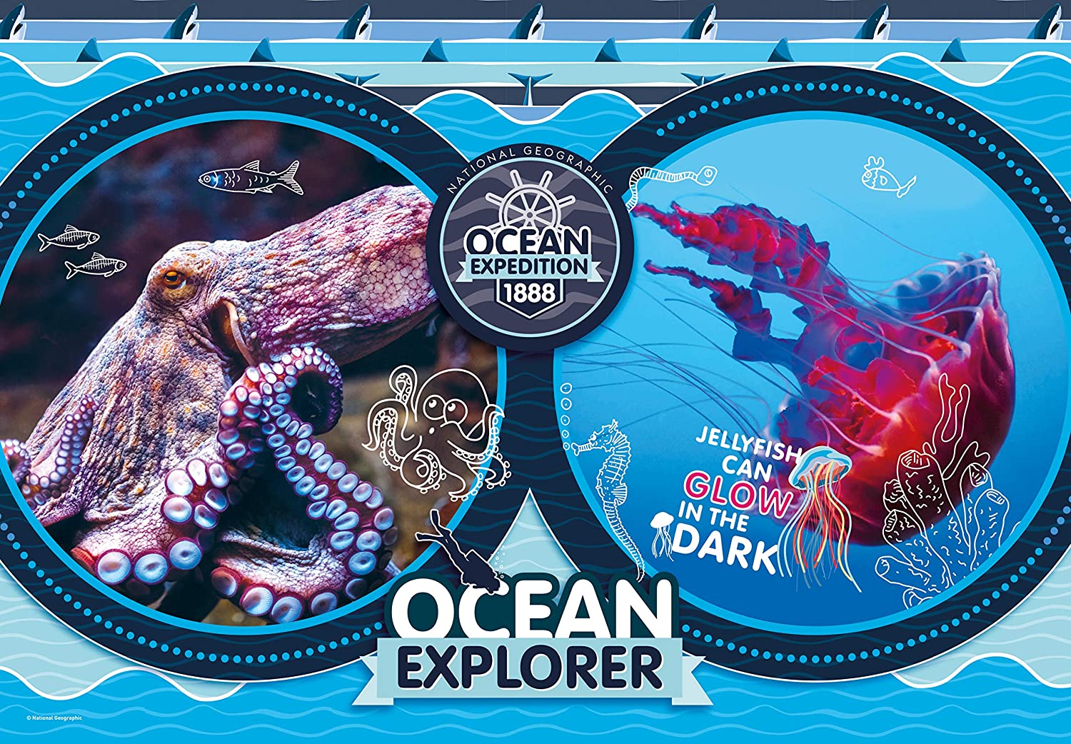 Clementoni National Geo Kids - Ocean Expedition 180 Teile Puzzle Clementoni-29205 Clementoni National Geo Kids - Ocean Expedition 180 Teile Puzzle Clementoni-29205 von Clementoni