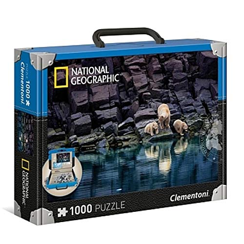Clementoni National Geographic Puzzle Eisbären, 1000 Teile von Clementoni