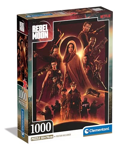 Clementoni Netflix Rebel Moon Puzzle 1000 Teile Erwachsene - Puzzle Erwachsene in 70 x 50 cm - Puzzle Erwachsene anspruchsvoll von Clementoni 39866 Clementoni Netflix Rebel Moon Puzzle 1000 Teile Erwachsene - Puzzle Erwachsene in 70 x 50 cm - Puzzle Erwachsene anspruchsvoll von Clementoni 39866 von Clementoni