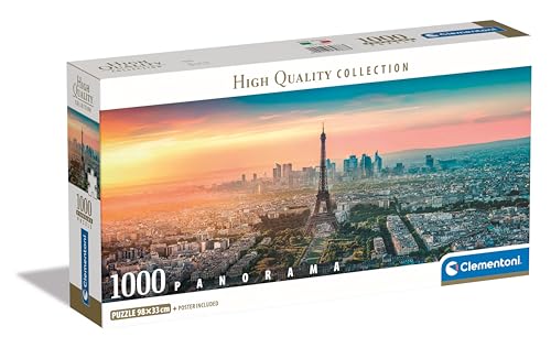 Clementoni Panorama-Puzzle 1000 Teile + Poster: Paris von Clementoni