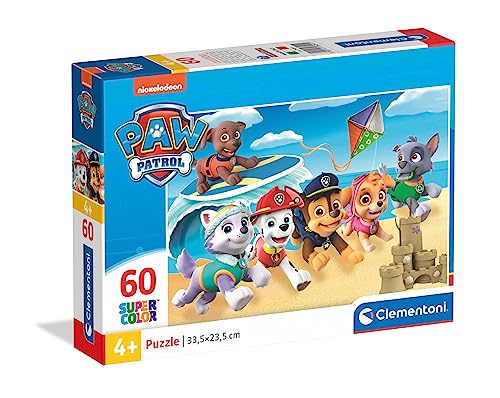 Clementoni 26091 Supercolor Paw Patrol – Puzzle 60 Teile ab 4 Jahren, buntes Kinderpuzzle mit besonderer Leuchtkraft & Farbintensität, Geschicklichkeitsspiel für Kinder Clementoni 26091 Supercolor Paw Patrol – Puzzle 60 Teile ab 4 Jahren, buntes Kinderpuzzle mit besonderer Leuchtkraft & Farbintensität, Geschicklichkeitsspiel für Kinder von Clementoni