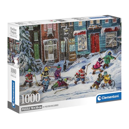 Clementoni - Puzzle 1000 Teile - Pauline Paquin Collection - Das Spiel des Jahrhunderts - Poster enthalten - Endgröße 70 x 50 cm - Kompakte Box - ab 14 Jahren bis Erwachsene - 83016 von Clementoni
