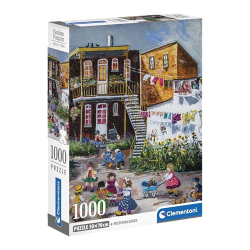 Clementoni - Puzzle 1000 Teile - Pauline Paquin Collection - Die Nachbarschaftsparty - Poster enthalten - Endgröße 50 x 70 cm - Kompakte Box - ab 14 Jahren bis Erwachsene - 83018 Clementoni - Puzzle 1000 Teile - Pauline Paquin Collection - Die Nachbarschaftsparty - Poster enthalten - Endgröße 50 x 70 cm - Kompakte Box - ab 14 Jahren bis Erwachsene - 83018 von Clementoni