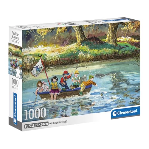 Clementoni - Puzzle 1000 Teile - Pauline Paquin Collection - Fishing Story - Poster enthalten - Endgröße 70 x 50 cm - Kompakte Box - ab 14 Jahren bis zum Erwachsenen - 83015 Clementoni - Puzzle 1000 Teile - Pauline Paquin Collection - Fishing Story - Poster enthalten - Endgröße 70 x 50 cm - Kompakte Box - ab 14 Jahren bis zum Erwachsenen - 83015 von Clementoni