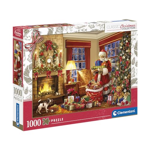 Clementoni Santa's Visit Puzzle - Puzzle 1000 Teile Erwachsene - Puzzle Erwachsene in 70 x 50 cm - Puzzle Weihnachten von Clementoni 81497 Clementoni Santa's Visit Puzzle - Puzzle 1000 Teile Erwachsene - Puzzle Erwachsene in 70 x 50 cm - Puzzle Weihnachten von Clementoni 81497 von Clementoni
