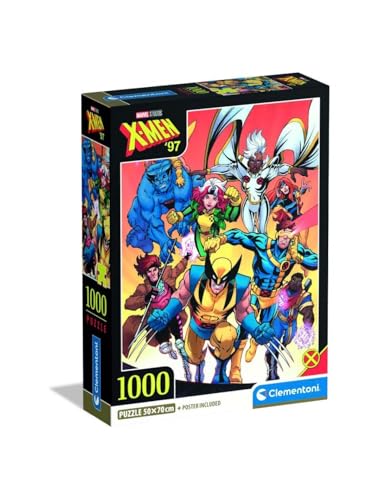 Clementoni Puzzle Marvel Xmen 1000 Stücke, Compact Box - Puzzle für Erwachsene 14-99 Jahre, Geschenk für Mann und Frau, Made in Italy, 37066 Clementoni Puzzle Marvel Xmen 1000 Stücke, Compact Box - Puzzle für Erwachsene 14-99 Jahre, Geschenk für Mann und Frau, Made in Italy, 37066 von Clementoni