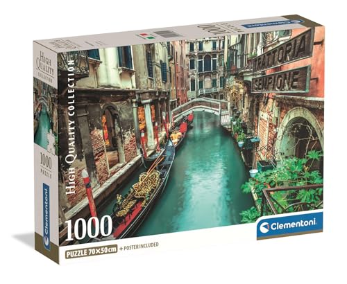 Clementoni Puzzle Collection - Evening in Tokyo 1000 Stücke, Compact Box - Puzzle für Erwachsene 14-99 Jahre, Geschenk für Mann und Frau, Made in Italy, 39945 von Clementoni
