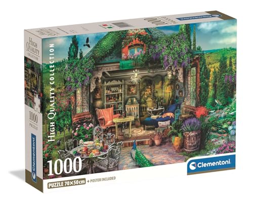 Clementoni - Puzzle 1000 Teile für Erwachsene und Jungen, Kollektion, Thema Wine Country Escape, Illustration Landschaft, Compact Box, Poster inklusive, Geschenkidee Made in Italy, 70 x 50 cm, 39951 Clementoni - Puzzle 1000 Teile für Erwachsene und Jungen, Kollektion, Thema Wine Country Escape, Illustration Landschaft, Compact Box, Poster inklusive, Geschenkidee Made in Italy, 70 x 50 cm, 39951 von Clementoni