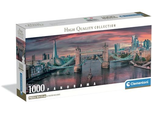 Clementoni Puzzle Collection - Evening in Tokyo 1000 Stücke, Compact Box - Puzzle für Erwachsene 14-99 Jahre, Geschenk für Mann und Frau, Made in Italy, 39896 von Clementoni