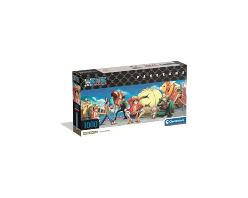 Clementoni - Puzzle 1000 Teile für Erwachsene und Jungen, Special Series, Anime One Piece, Poster inklusive, Compact Box, Geschenkidee für Damen und Herren, Made in Italy, 98 x 33 cm, 37075 von Clementoni