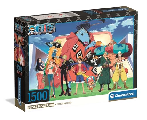 Clementoni Puzzle One Piece 1500 Stücke, Compact Box - Puzzle für Erwachsene 14-99 Jahre, Geschenk für Mann und Frau, Made in Italy, 31746 Clementoni Puzzle One Piece 1500 Stücke, Compact Box - Puzzle für Erwachsene 14-99 Jahre, Geschenk für Mann und Frau, Made in Italy, 31746 von Clementoni