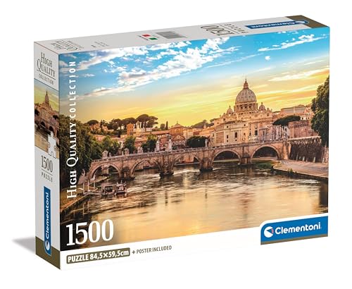 Clementoni Rome Puzzle 1500 Teile Erwachsene - Puzzle Erwachsene in 59,2 x 84,3 cm - Puzzle Erwachsene anspruchsvoll von Clementoni 31717 Clementoni Rome Puzzle 1500 Teile Erwachsene - Puzzle Erwachsene in 59,2 x 84,3 cm - Puzzle Erwachsene anspruchsvoll von Clementoni 31717 von Clementoni